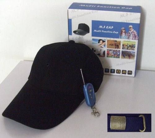 Boné espião com controle remoto